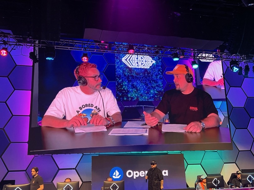 otherside × opensea · host on screen